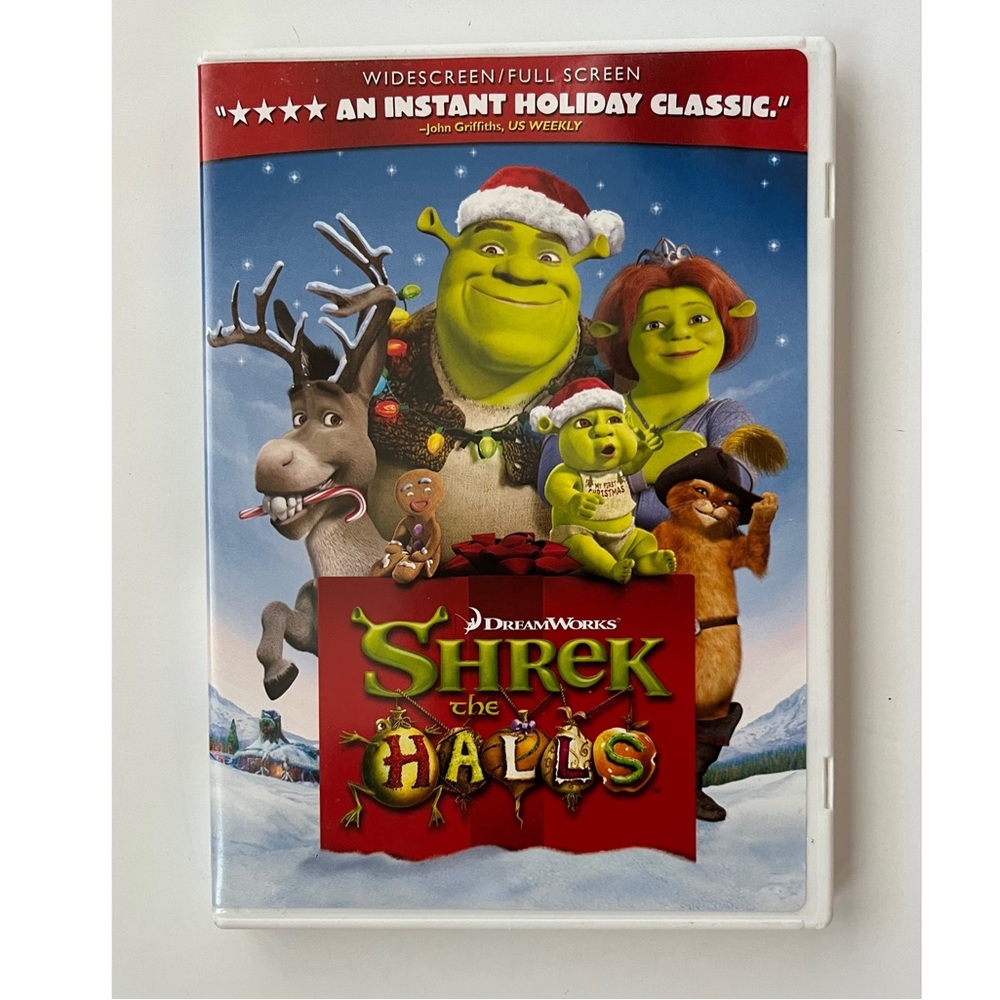 DreamWorks Shrek The Halls Widescreen Fullscreen DVD Movie